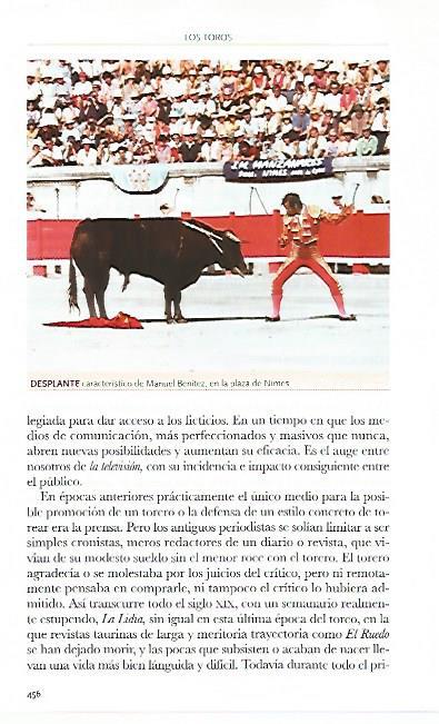 LAMINA COSSIO 50432: Desplante de El Cordobes en Nimes