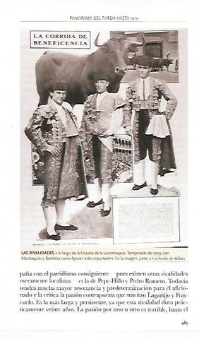 LAMINA COSSIO 50445: Corrida de Beneficiencia de 1909