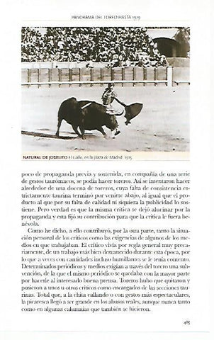 LAMINA COSSIO 50446: Natural de Joselito el Gallo en Madrid en 1915