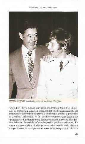 LAMINA COSSIO 50447: Manuel Chopera y El Cordobes