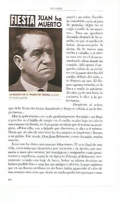 LAMINA COSSIO 50462: La muerte de Juan Belmonte
