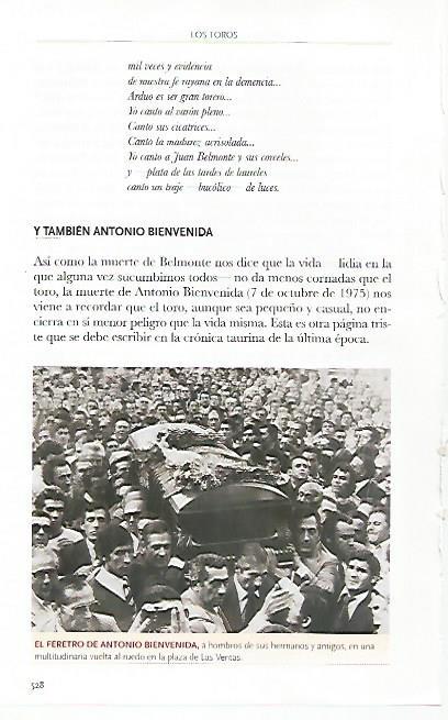 LAMINA COSSIO 50463: Entierro de Antonio Bienvenida