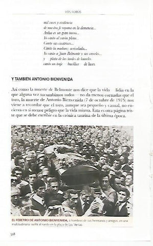 LAMINA COSSIO 50463: Entierro de Antonio Bienvenida