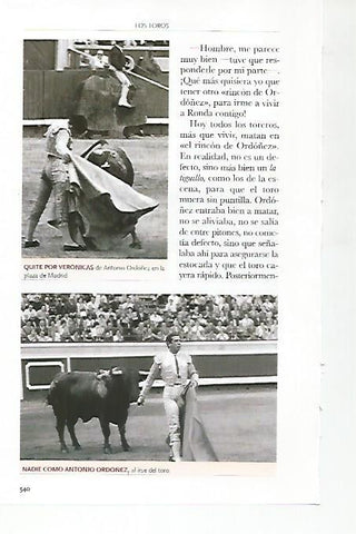 LAMINA COSSIO 50468: Quite por veronicas de Antonio Ordoñez