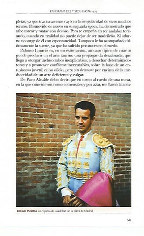 LAMINA COSSIO 50472: Diego Puerta en Madrid