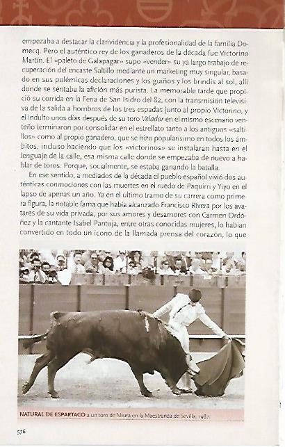 LAMINA COSSIO 50485: Natural de Espartaco en Sevilla 1987