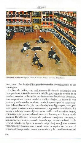 LAMINA COSSIO 50504: Fiesta de toros en la plaza Mayor de Madrid