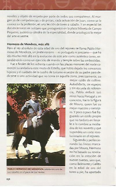LAMINA COSSIO 50520: Pablo Hermoso de Mendoza en Las Ventas