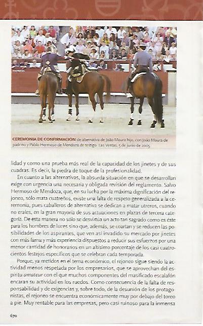 LAMINA COSSIO 50526: Confirmacion de alternativa de Joao Moura hijo