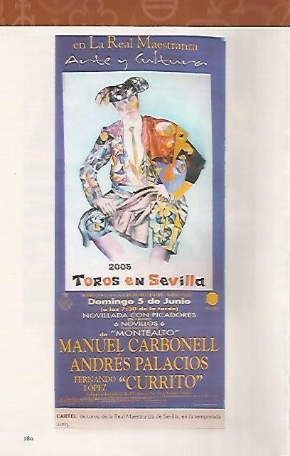 LAMINA COSSIO 50531: Cartel de la Real Maestranza de Sevilla de 2005