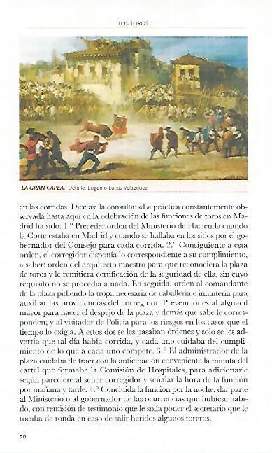 LAMINA COSSIO 50551: La gran capea por E. L. Velazquez