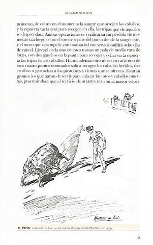 LAMINA COSSIO 50558: El peon corriendo al toro a una mano