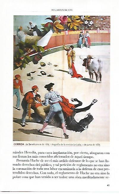 LAMINA COSSIO 50562: Corrida de Beneficiencia de 1885