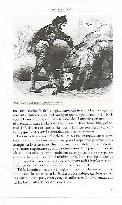 LAMINA COSSIO 50563: Puntilla grabado del siglo XIX