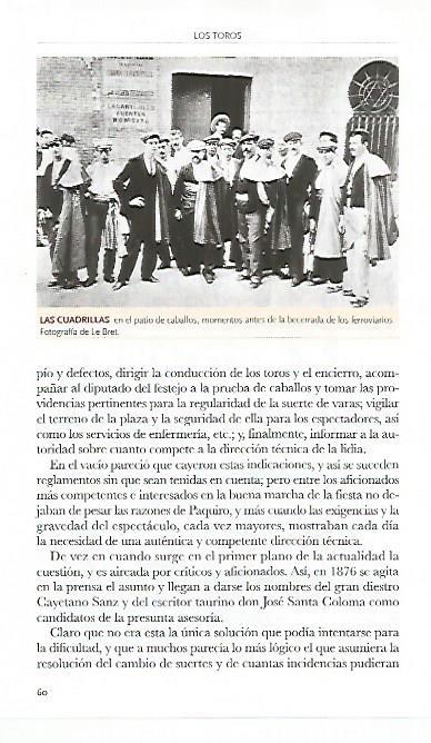 LAMINA COSSIO 50568: Cuadrillas en el patio de caballos