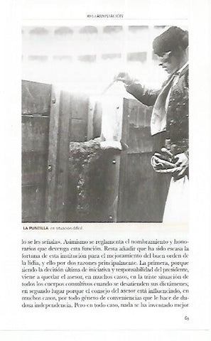 LAMINA COSSIO 50570: La puntilla en situacion dificil