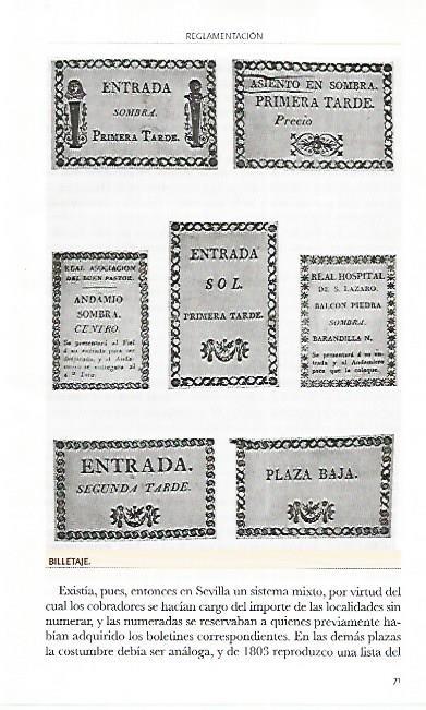 LAMINA COSSIO 50572: Billetaje taurino