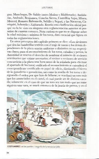 LAMINA COSSIO 50577: Costumbres en los pueblos de la revista La Lidia