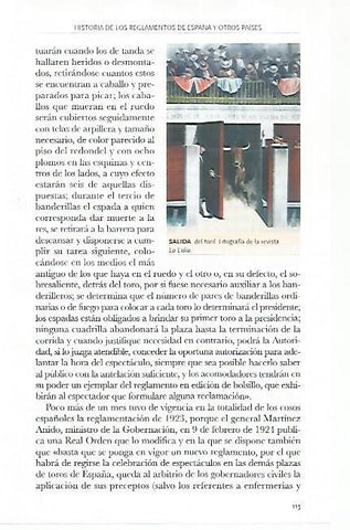 LAMINA COSSIO 50585: Salida del toril de la revista La Lidia