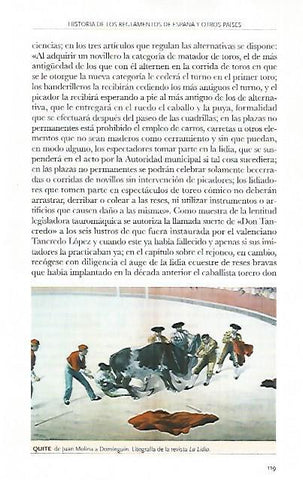 LAMINA COSSIO 50588: Quite de Juan Molina a Dominguin