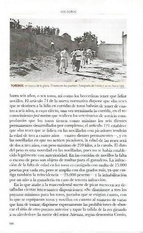 LAMINA COSSIO 50589: El toreo en los pueblos fotografia de E. Cuevas de 1955