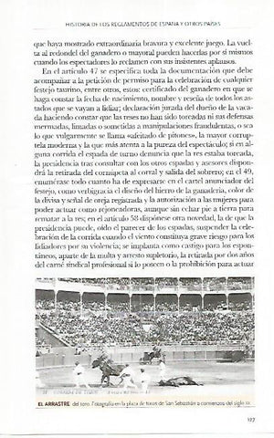 LAMINA COSSIO 50592: El arrastre del toro en San Sebastian fotografia de principios del siglo XX