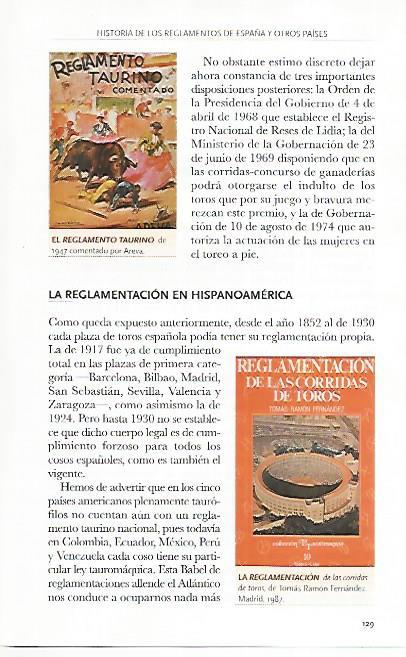 LAMINA COSSIO 50593: Reglamento taurino de 1947
