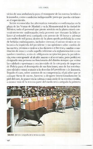 LAMINA COSSIO 50599: Salida del toro de la revista La Lidia