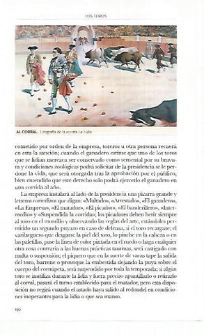 LAMINA COSSIO 50600: Al corral de la revista La Lidia