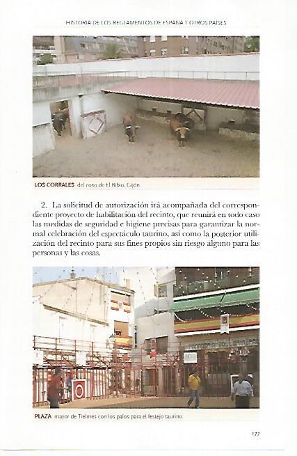 LAMINA COSSIO 50613: Corrales de El Bibio en Gijon y Plaza de Tielmes 