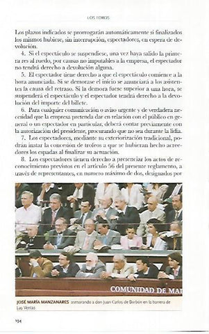 LAMINA COSSIO 50617: Jose Maria Manzanares y el Rey Juan Carlos
