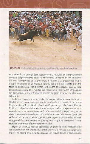 LAMINA COSSIO 50632: Toro ensogado en Benavente