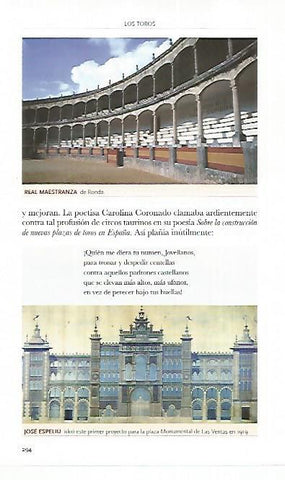 LAMINA COSSIO 50636: Real Maestranza de Ronda y proyecto de J. Espeliu para Las Ventas de 1919