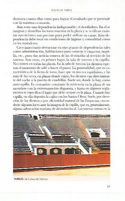 LAMINA COSSIO 50642: Toriles de la plaza de Valencia