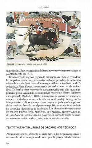 LAMINA COSSIO 50647: Cogida de Frascuelo de la revista La Lidia