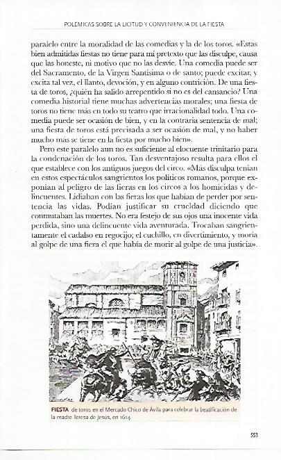 LAMINA COSSIO 50648: Fiesta de toros en el Mercado Chico de Avila