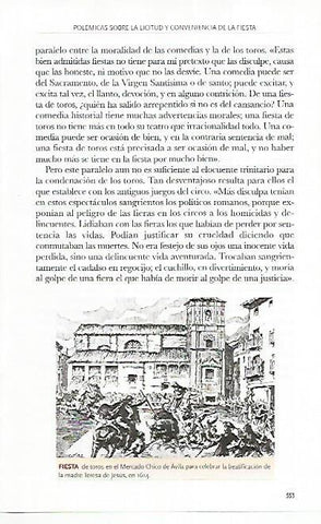 LAMINA COSSIO 50648: Fiesta de toros en el Mercado Chico de Avila