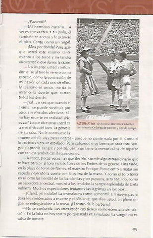 LAMINA COSSIO 50653: Alternativa de Chamaco con A. Ordoñez y Litri