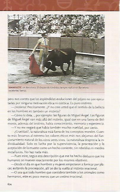 LAMINA COSSIO 50659: Manolete en Barcelona