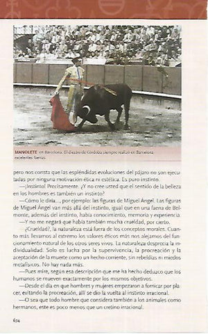 LAMINA COSSIO 50659: Manolete en Barcelona
