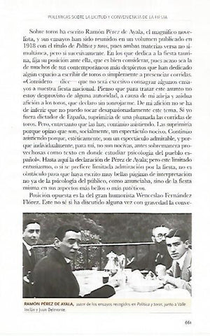 LAMINA COSSIO 50661: Ramon Perez de Ayala  Valle Inclan y Juan Belmonte