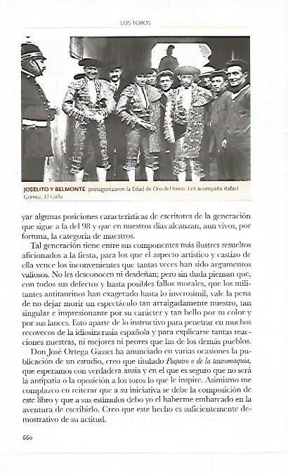 LAMINA COSSIO 50662: Joselito y Belmonte con el Gallo