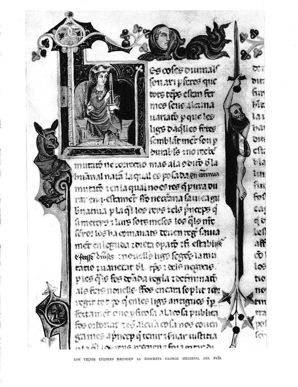 LAMINA 5872: Codices de la discreta gloria medieval del pais