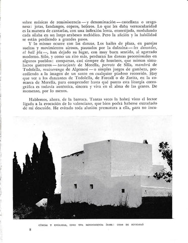 LAMINA 5889: Casas de Benicarlo cubicas y encaladas. Reminiscencia arabe