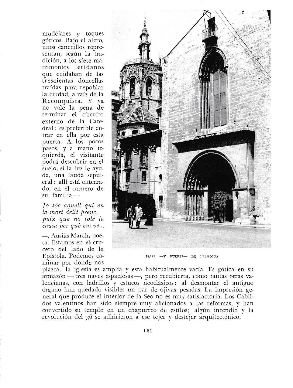 LAMINA 5908: Plaza y puerta de La Almoina