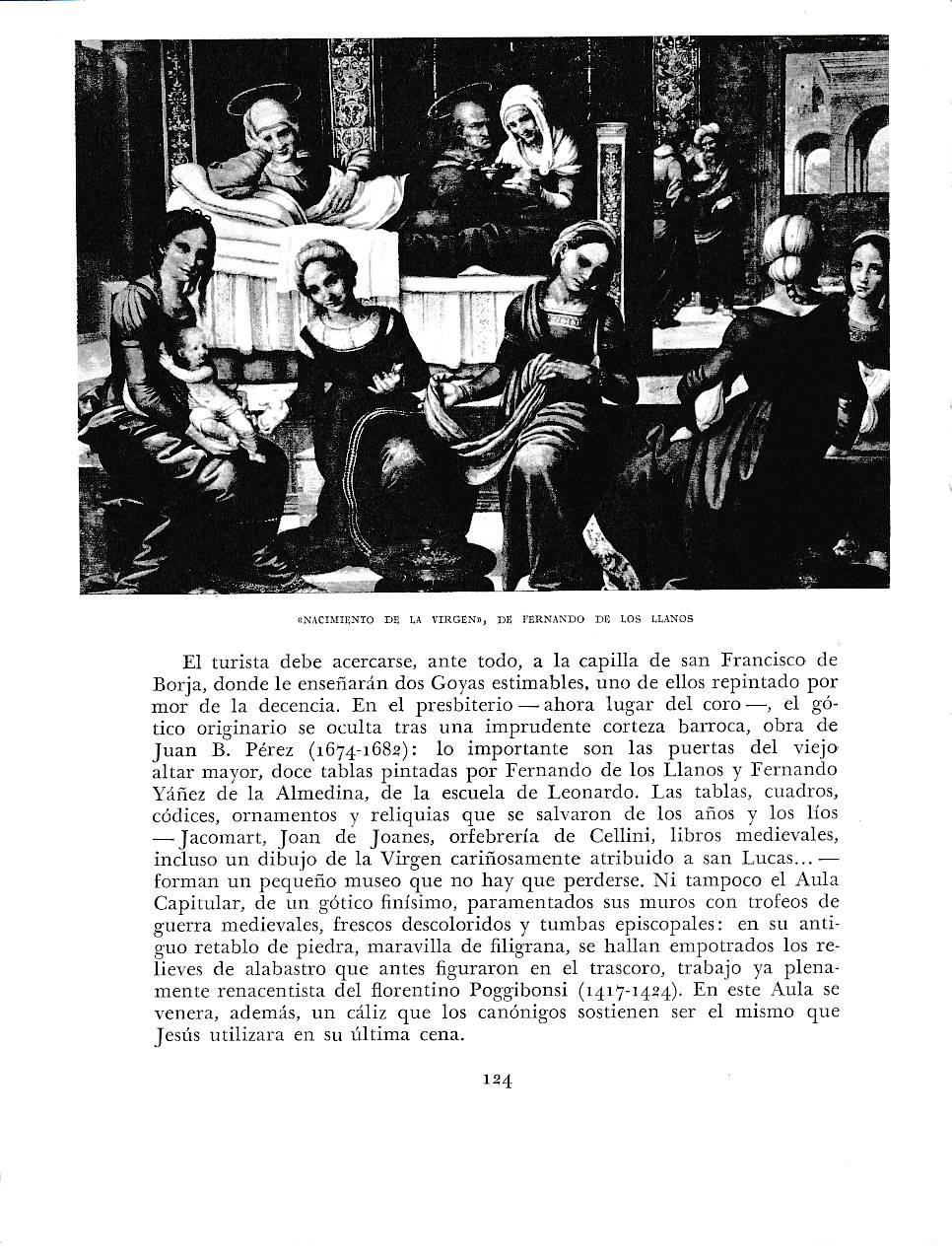 LAMINA 5909: Nacimiento de La Virgen de Fernando de los Llanos