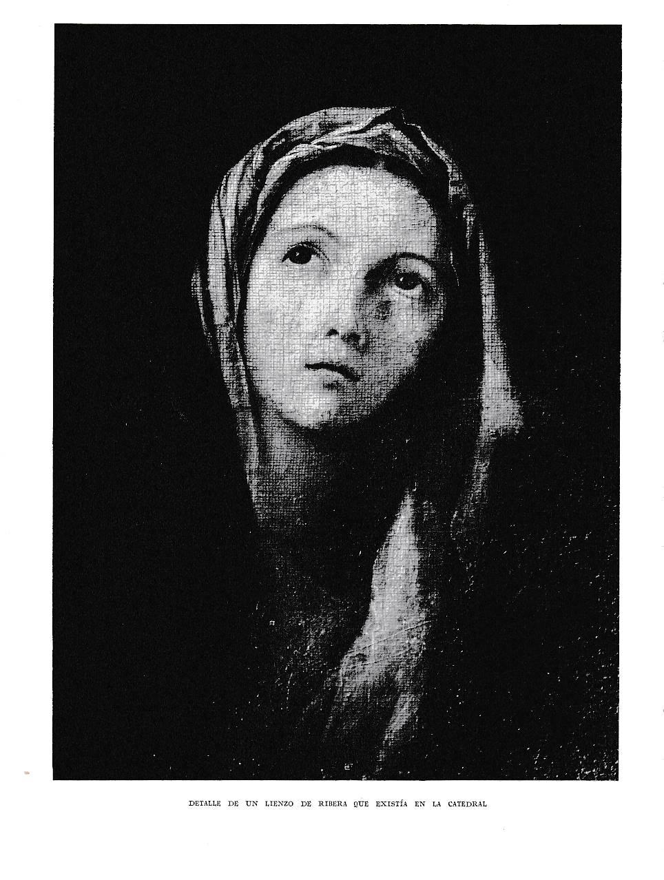 LAMINA 5910: Lienzo de Ribera que existia en la catedral