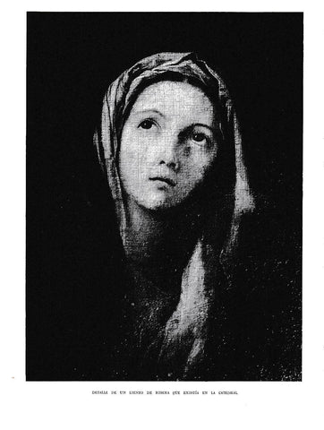 LAMINA 5910: Lienzo de Ribera que existia en la catedral
