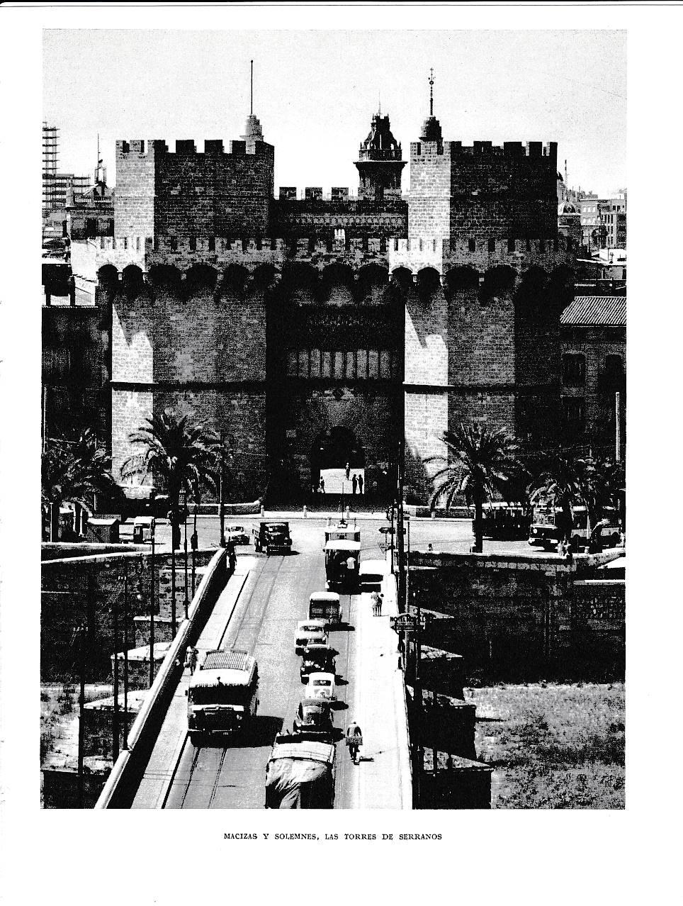 LAMINA 5924: Macizas y solemnes torres de Serranos