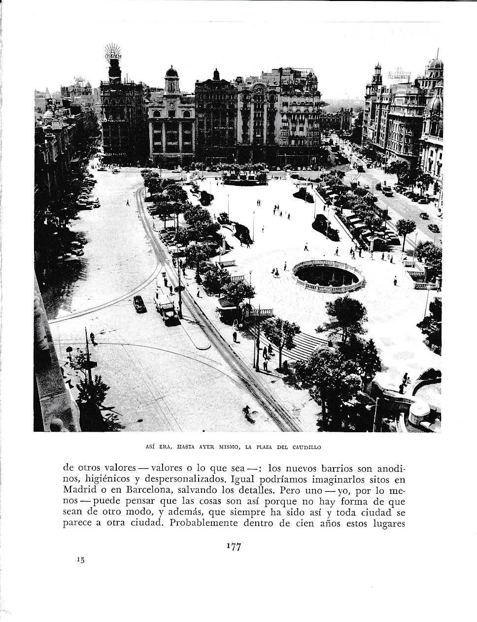 LAMINA 5936: Asi era la Plaza del Caudillo